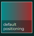 Default colors positioning in CSS linear gradient