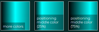 Adding and positioning additional colors in linear gradient background CSS
