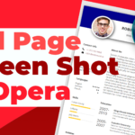 Full Page Screen Shot in Opera